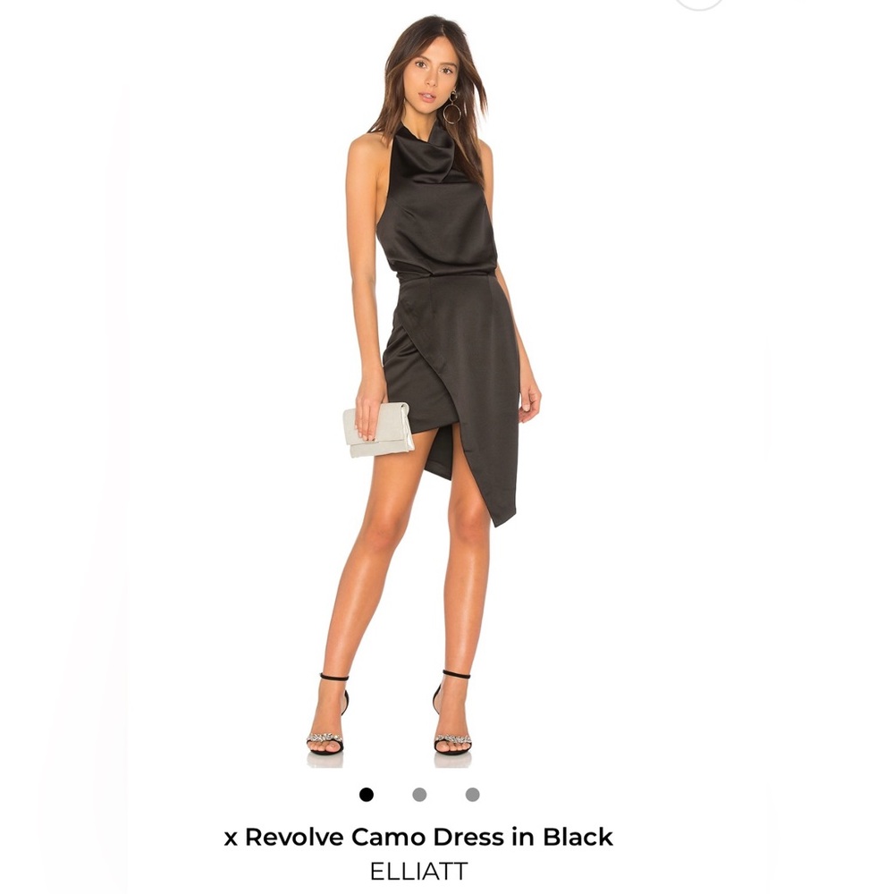 Elliatt Black Asymmetrical Dress
